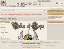 Tablet Screenshot of order-of-hope.com